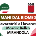 Giù le mani dal biomedicale Mozarc Bellco - Corteo nelle vie Mirandola (15/6/2024)